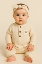 Μακρύ Φορμάκι με κουμπιά  από 100% οργανικό βαμβάκι - Image 3