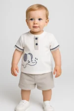 Βρεφικό σετ T-shirt και σορτσάκι