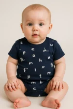 Σετ κοντομάνικα κορμάκια 2τμχ ΄΄STAMP΄΄ - Image 2