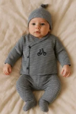 Σετ κρουαζέ φορμάκι ριγέ