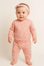 Βρεφικές πιτζάμες με μοτίβο σκύλου