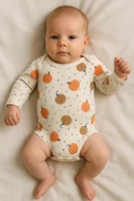 Βαμβακερό κορμάκι με μοτίβο