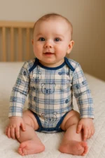 Σετ με 3 βαμβακερά κορμάκια - Image 3