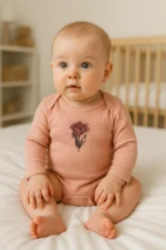 Σετ με 3 βαμβακερά κορμάκια - Image 2